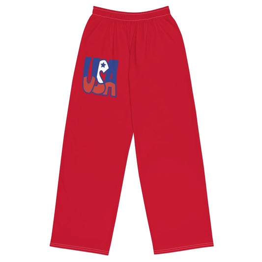All-over print unisex wide-leg pants-LifessentialsLLC.com