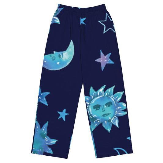 All-over print unisex wide-leg pants-LifessentialsLLC.com