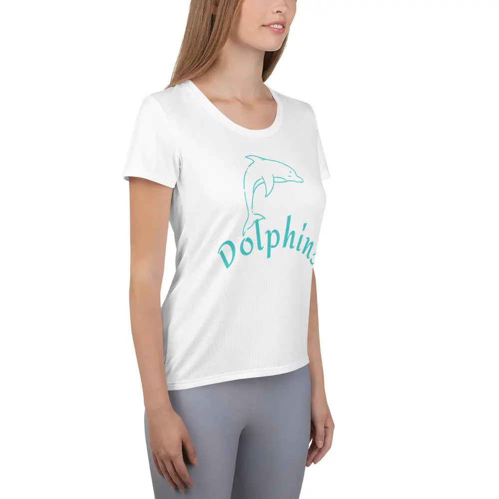 All-Over Print Women's Athletic T-shirt-LifessentialsLLC.com
