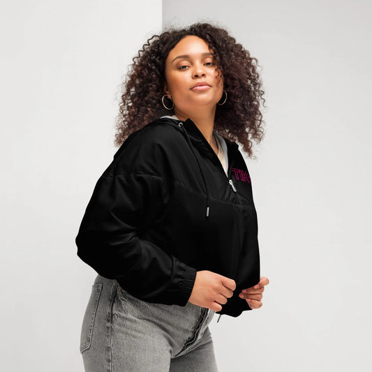 Women’s cropped windbreaker-LifessentialsLLC.com