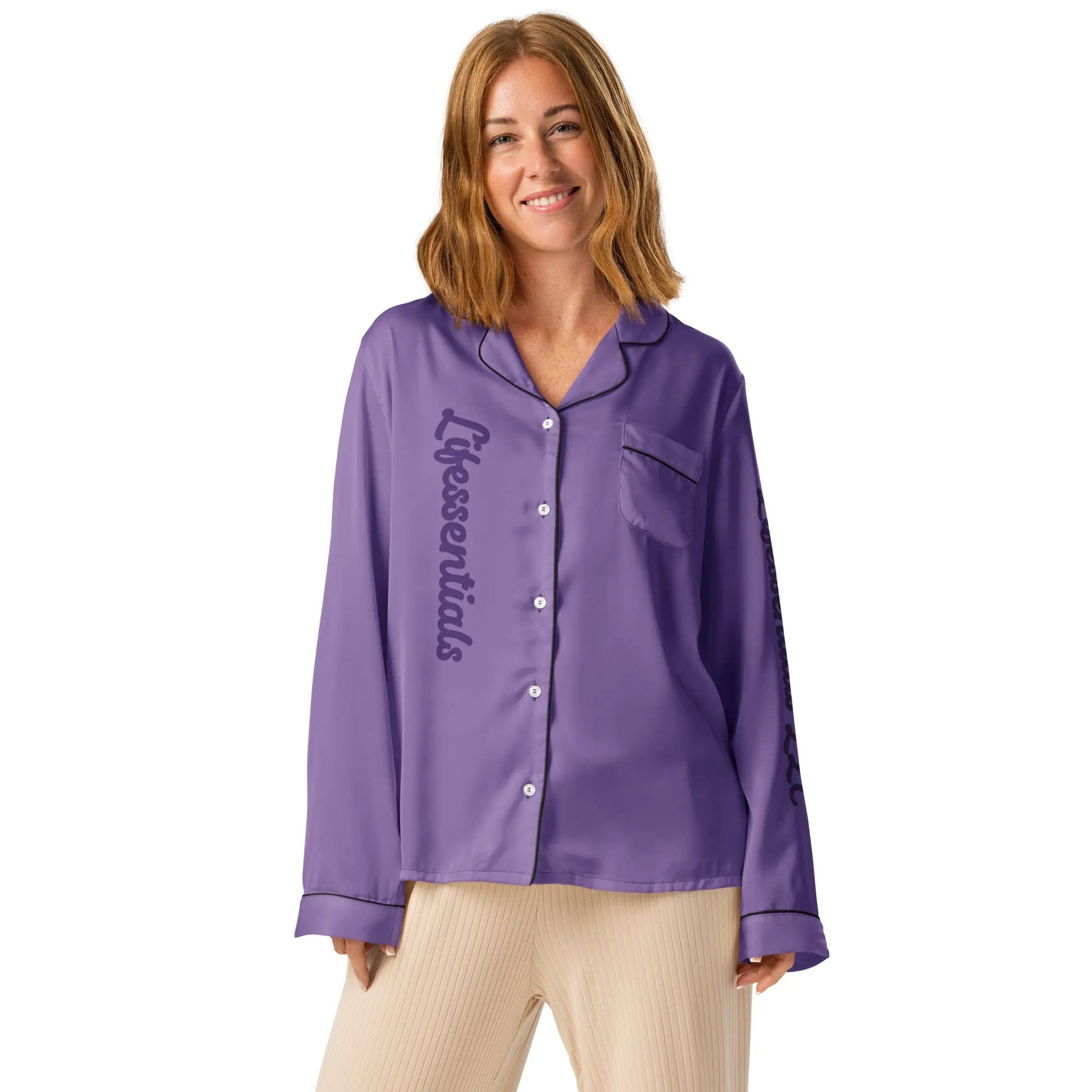 Women’s long sleeve pajama top-LifessentialsLLC.com