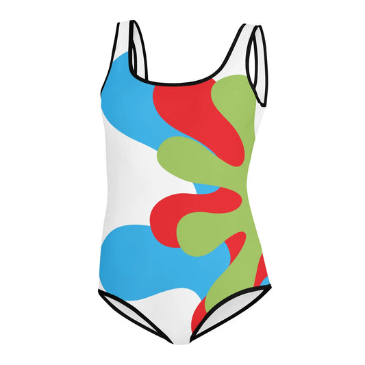 All-Over Print Youth Swimsuit-LifessentialsLLC.com