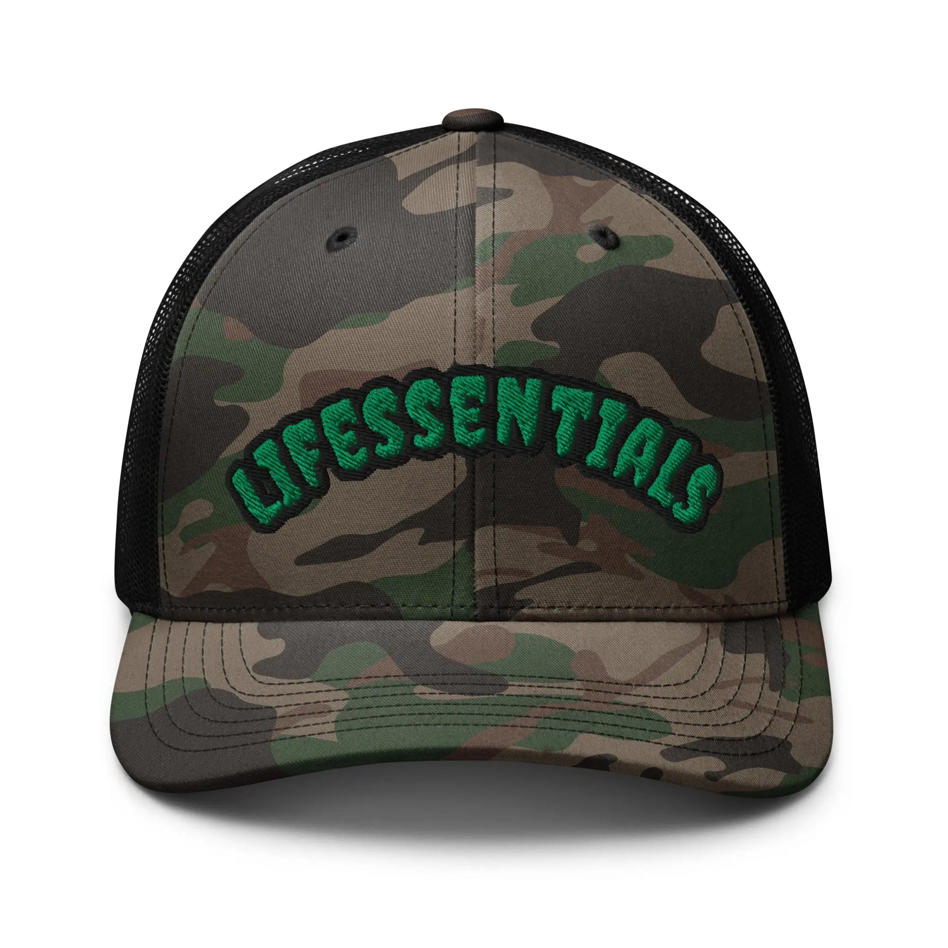 Camouflage trucker hat-LifessentialsLLC.com