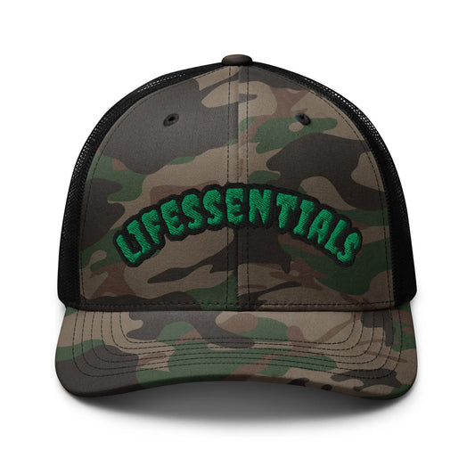 Camouflage trucker hat-LifessentialsLLC.com