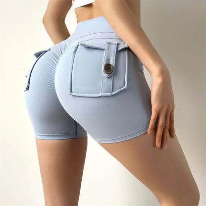 Women's Nude Feel Pocket Yoga Shorts – Barely-There Comfort