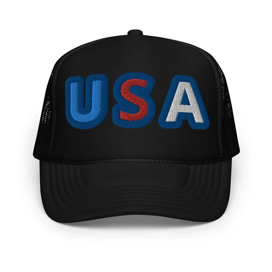 Custom Print Foam Trucker Hat – Mesh Back & Adjustable Snap