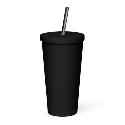 Insulated tumbler with a straw-LifessentialsLLC.com