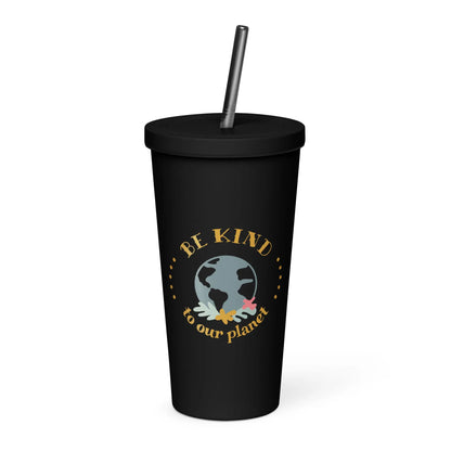 Insulated tumbler with a straw-LifessentialsLLC.com