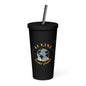 Insulated tumbler with a straw-LifessentialsLLC.com