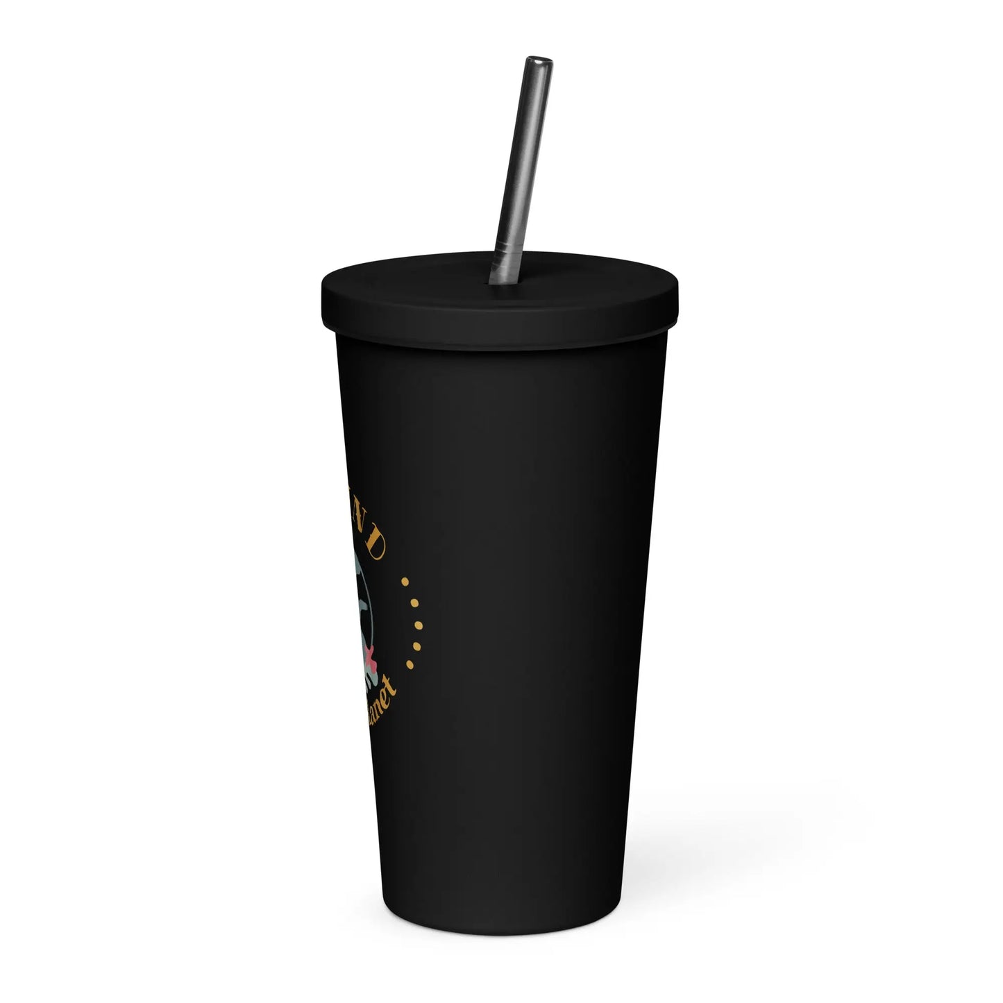 Insulated tumbler with a straw-LifessentialsLLC.com
