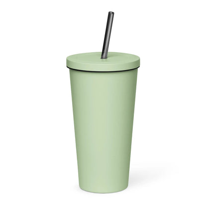 Insulated tumbler with a straw-LifessentialsLLC.com