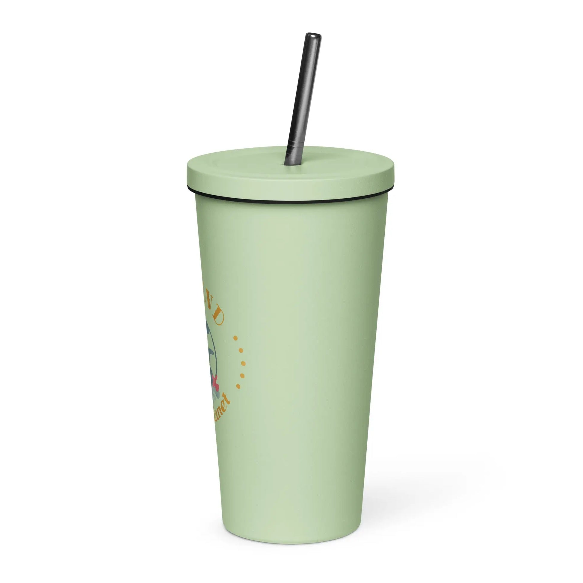 Insulated tumbler with a straw-LifessentialsLLC.com