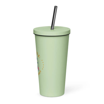 Insulated tumbler with a straw-LifessentialsLLC.com
