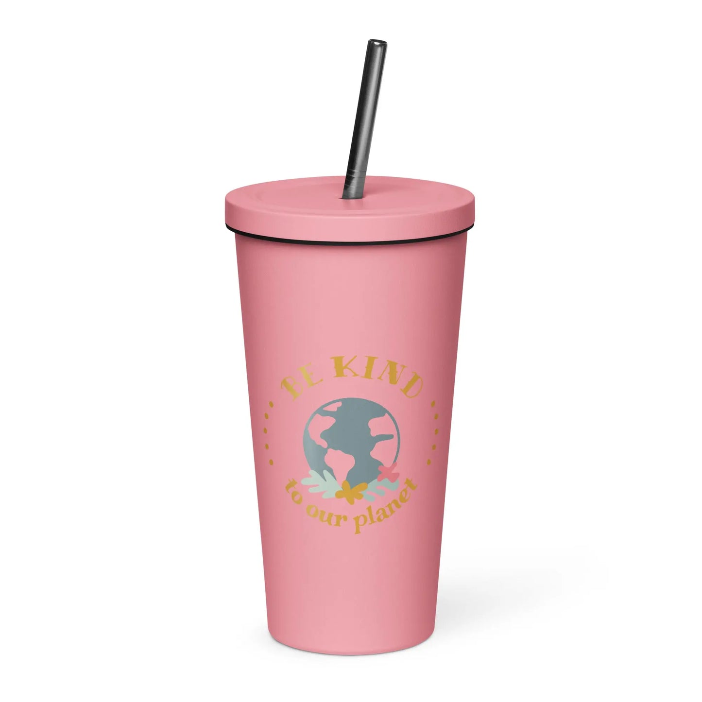 Insulated tumbler with a straw-LifessentialsLLC.com