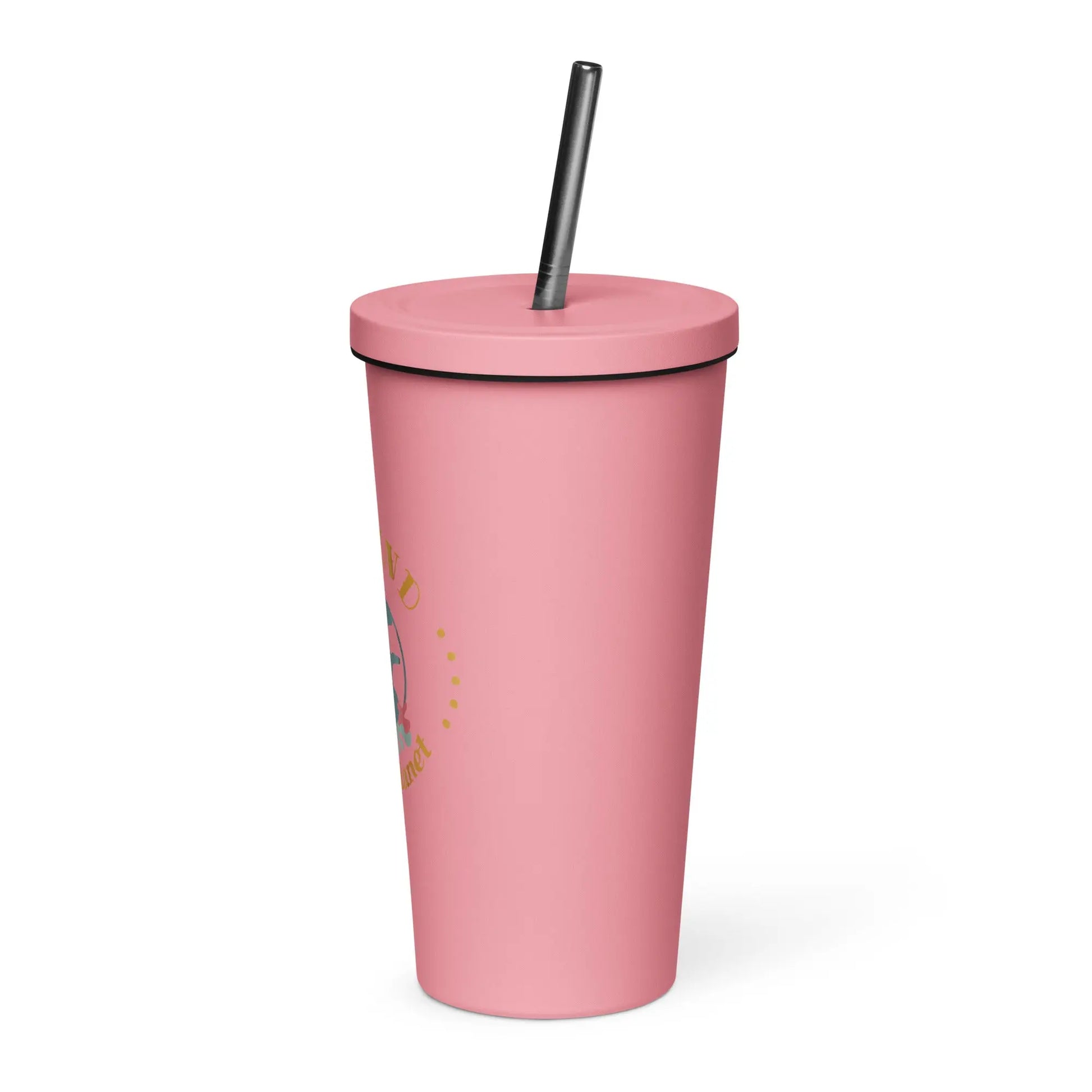 Insulated tumbler with a straw-LifessentialsLLC.com
