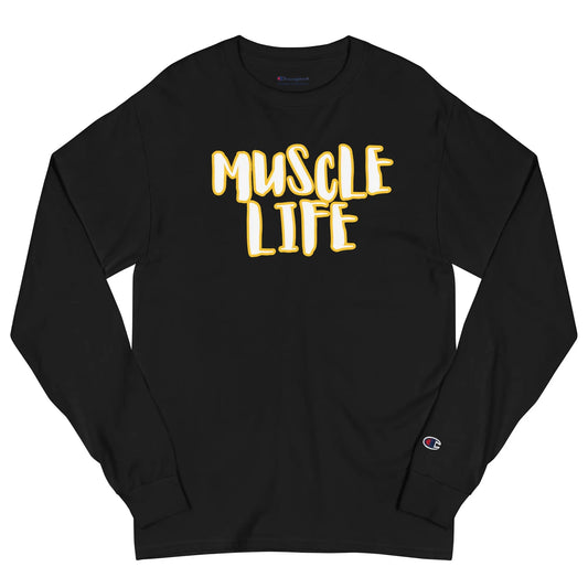 Men's Champion Long Sleeve Shirt-LifessentialsLLC.com