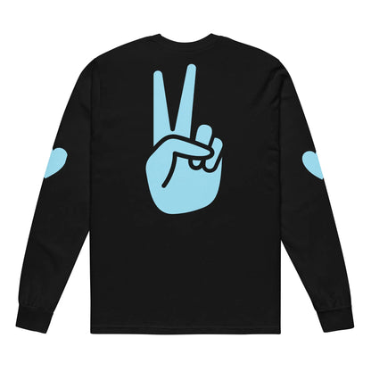 Garment-dyed heavyweight long-sleeve shirt-LifessentialsLLC.com