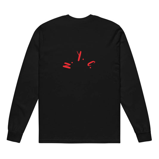 Garment-dyed heavyweight long-sleeve shirt-LifessentialsLLC.com