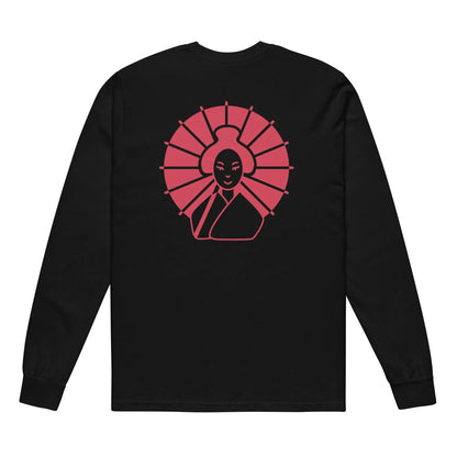 Garment-dyed heavyweight long-sleeve shirt-LifessentialsLLC.com