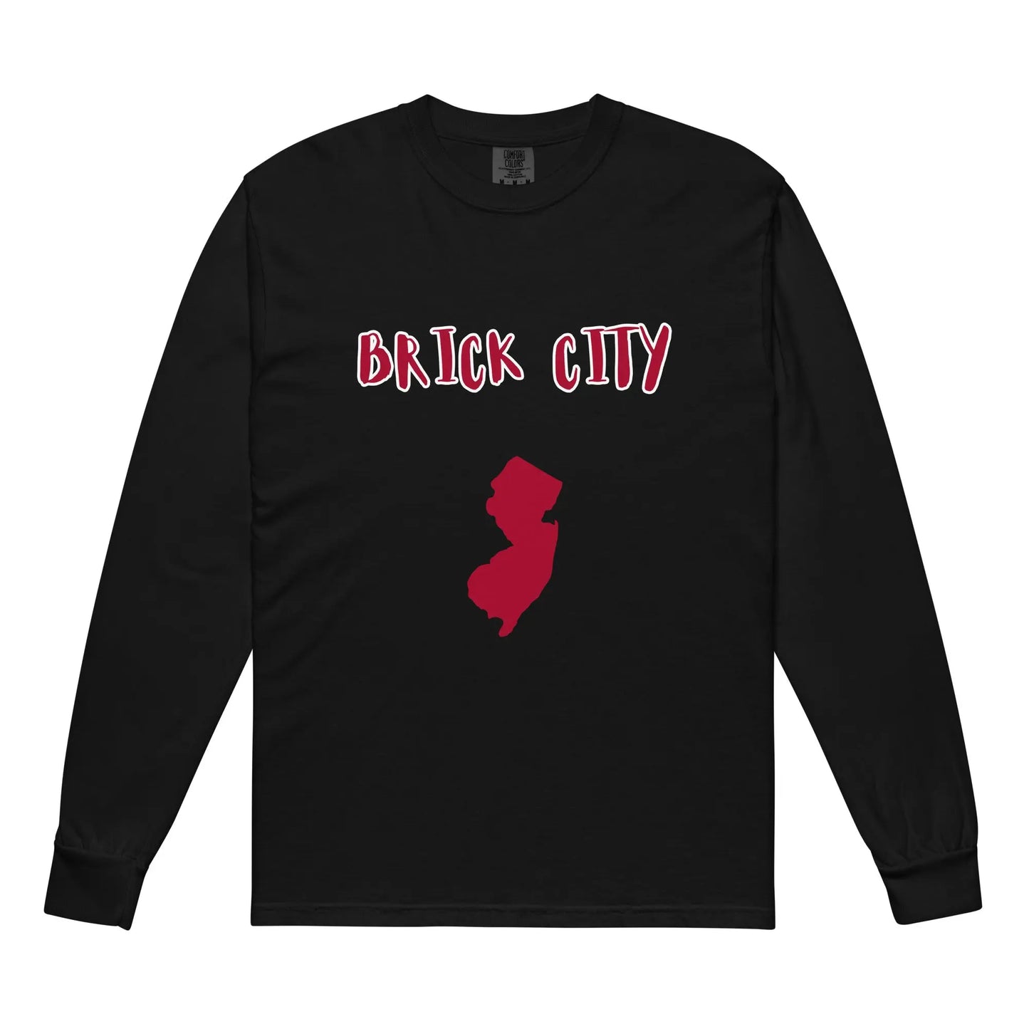 Garment-dyed heavyweight long-sleeve shirt-LifessentialsLLC.com