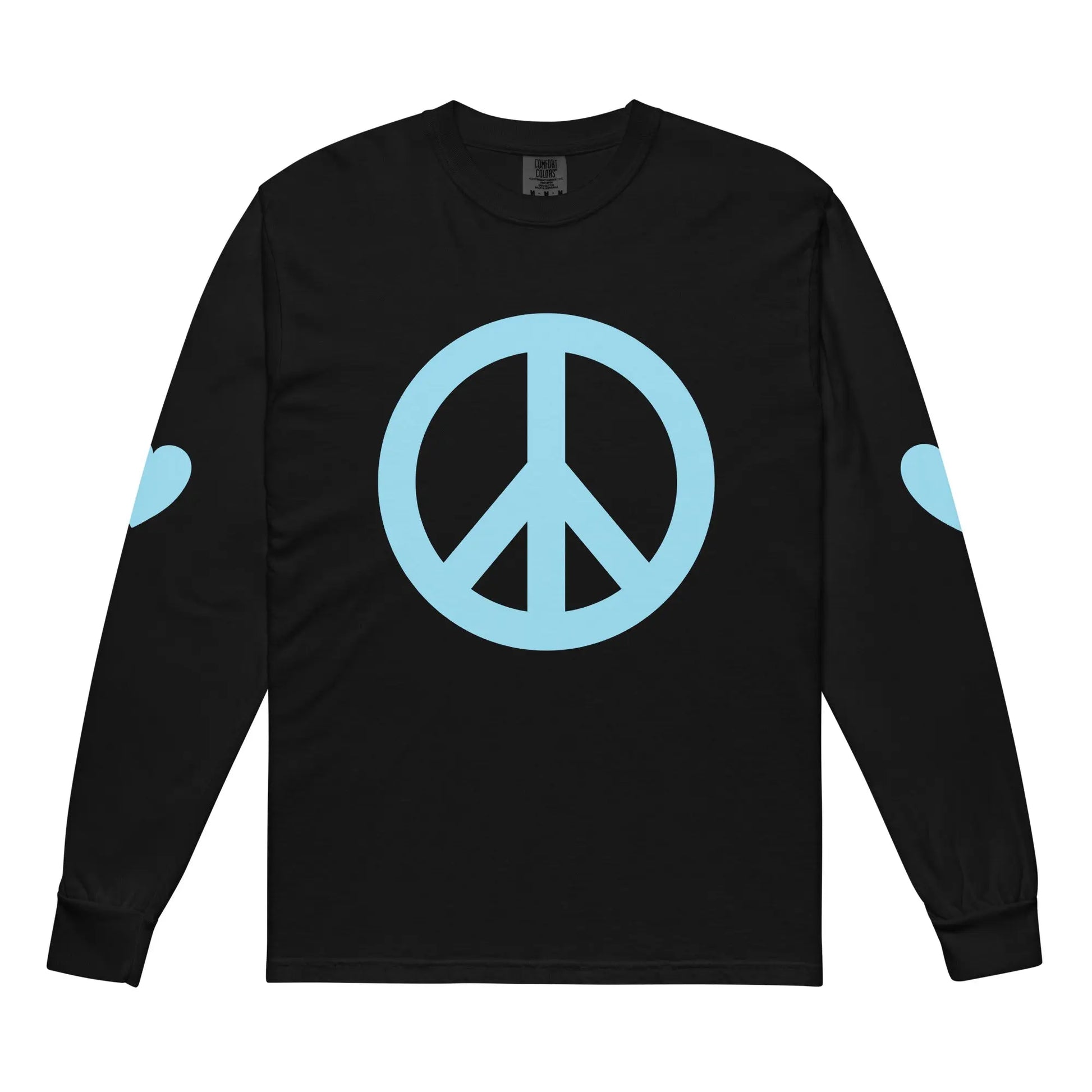 Garment-dyed heavyweight long-sleeve shirt-LifessentialsLLC.com