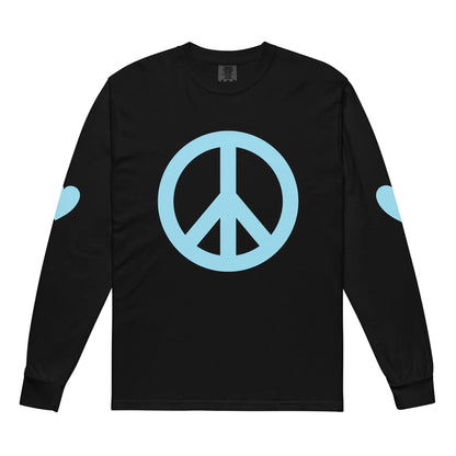 Garment-dyed heavyweight long-sleeve shirt-LifessentialsLLC.com