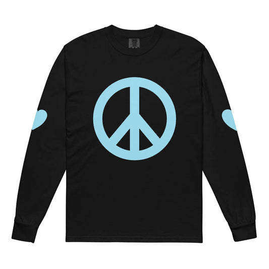 Garment-dyed heavyweight long-sleeve shirt-LifessentialsLLC.com