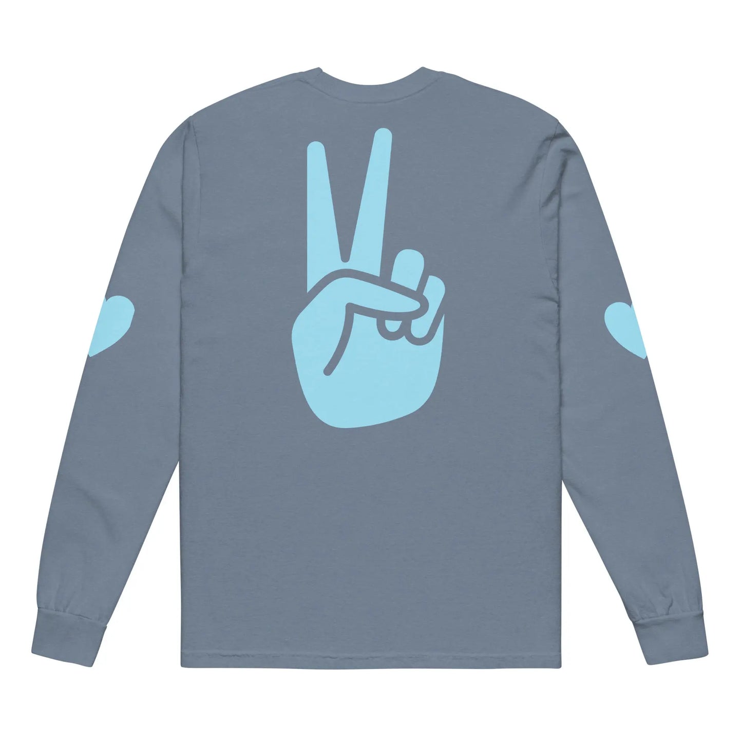 Garment-dyed heavyweight long-sleeve shirt-LifessentialsLLC.com