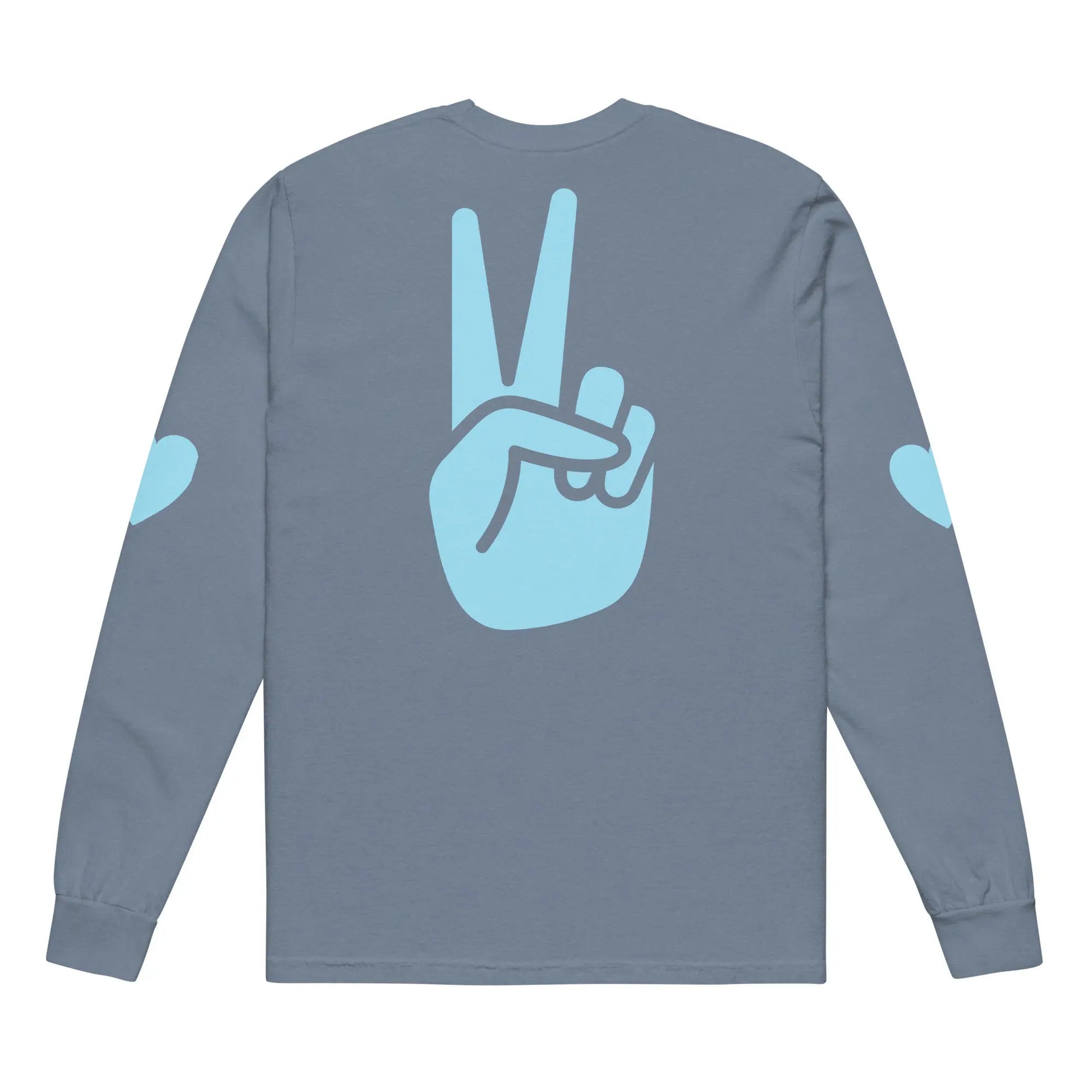 Garment-dyed heavyweight long-sleeve shirt-LifessentialsLLC.com