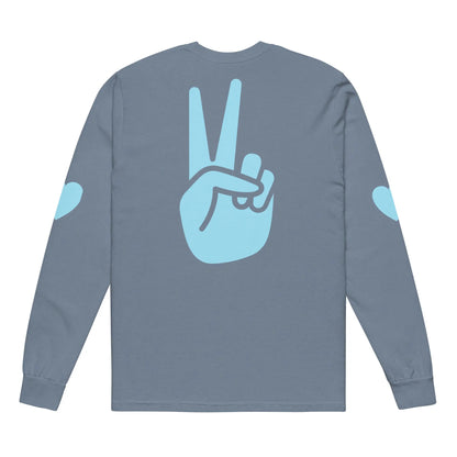 Garment-dyed heavyweight long-sleeve shirt-LifessentialsLLC.com