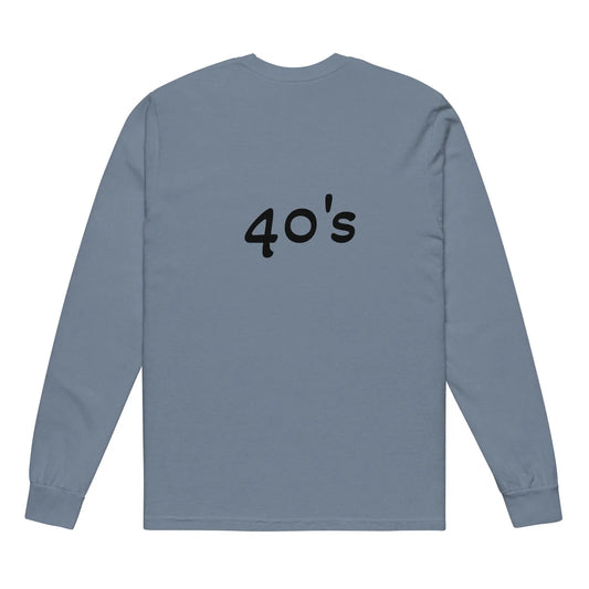 Garment-dyed heavyweight long-sleeve shirt-LifessentialsLLC.com