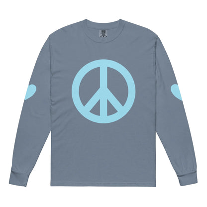 Garment-dyed heavyweight long-sleeve shirt-LifessentialsLLC.com