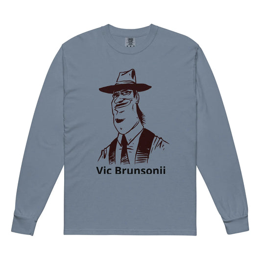 Garment-dyed heavyweight long-sleeve shirt-LifessentialsLLC.com