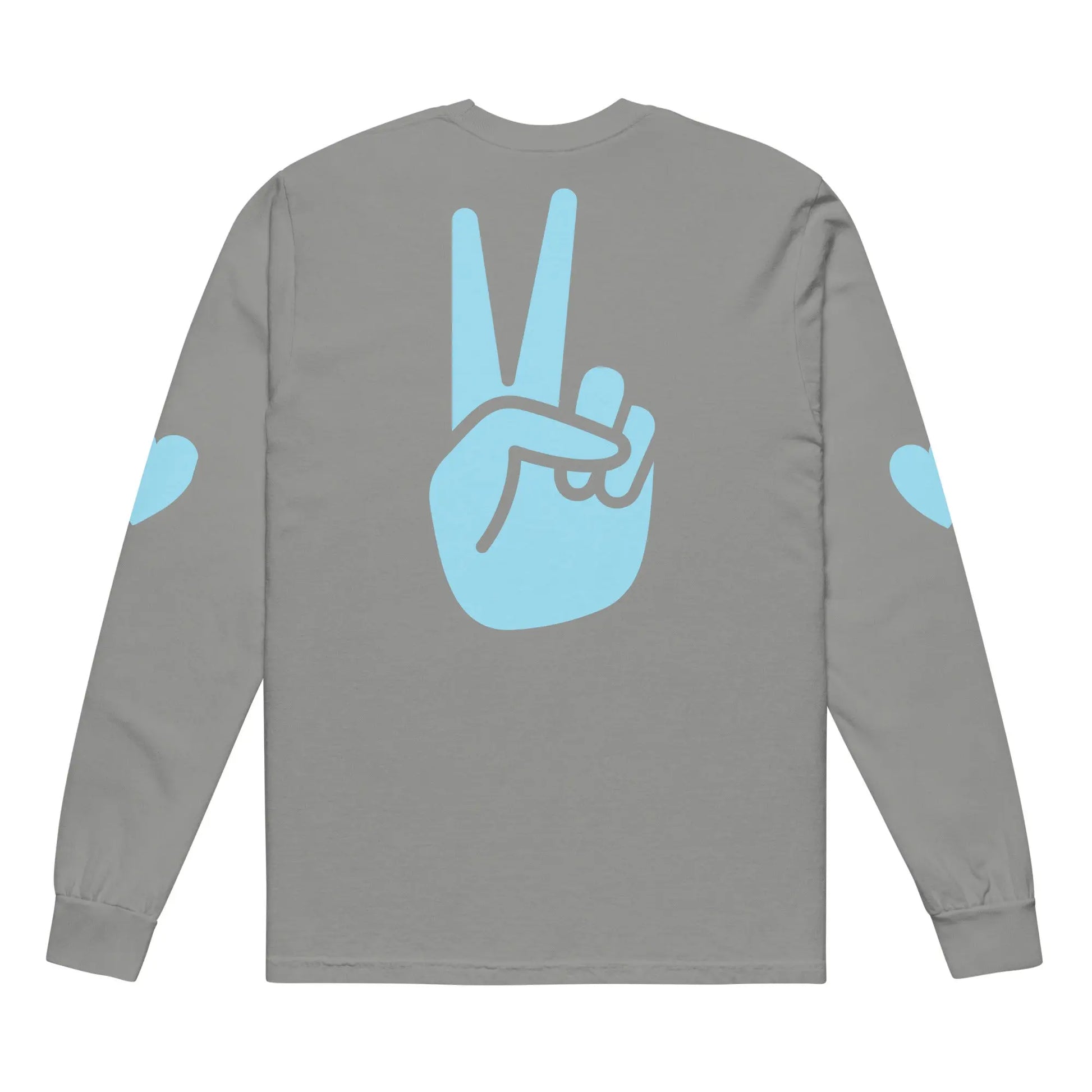 Garment-dyed heavyweight long-sleeve shirt-LifessentialsLLC.com