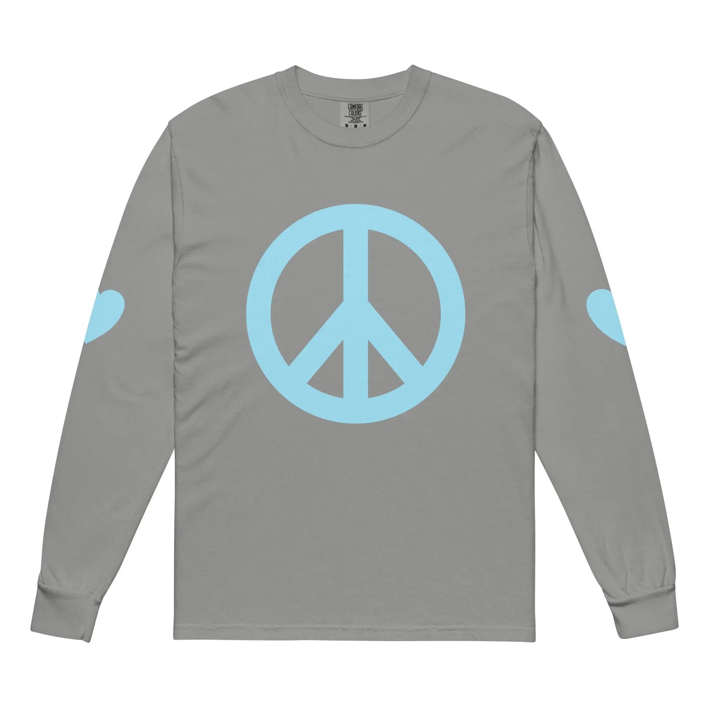 Garment-dyed heavyweight long-sleeve shirt-LifessentialsLLC.com