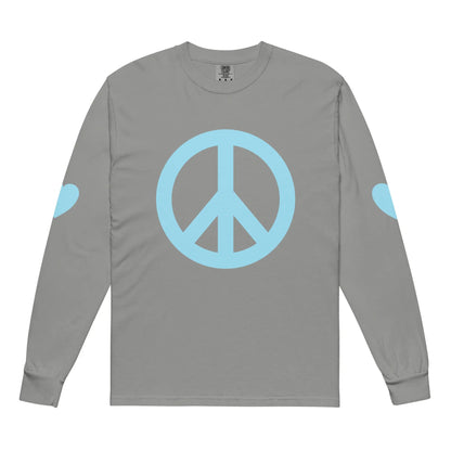 Garment-dyed heavyweight long-sleeve shirt-LifessentialsLLC.com