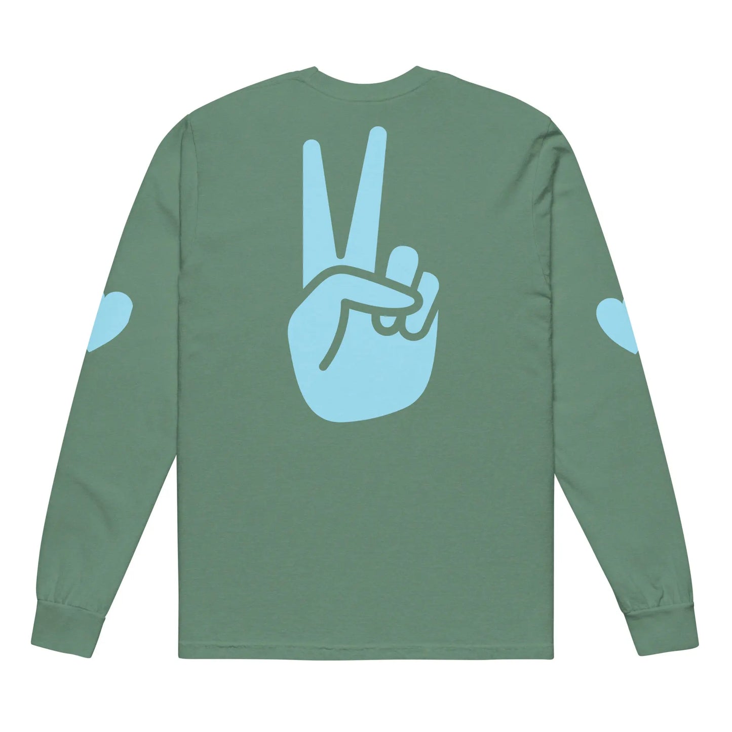 Garment-dyed heavyweight long-sleeve shirt-LifessentialsLLC.com