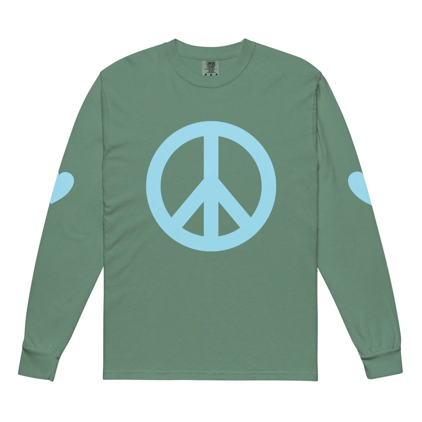 Garment-dyed heavyweight long-sleeve shirt-LifessentialsLLC.com