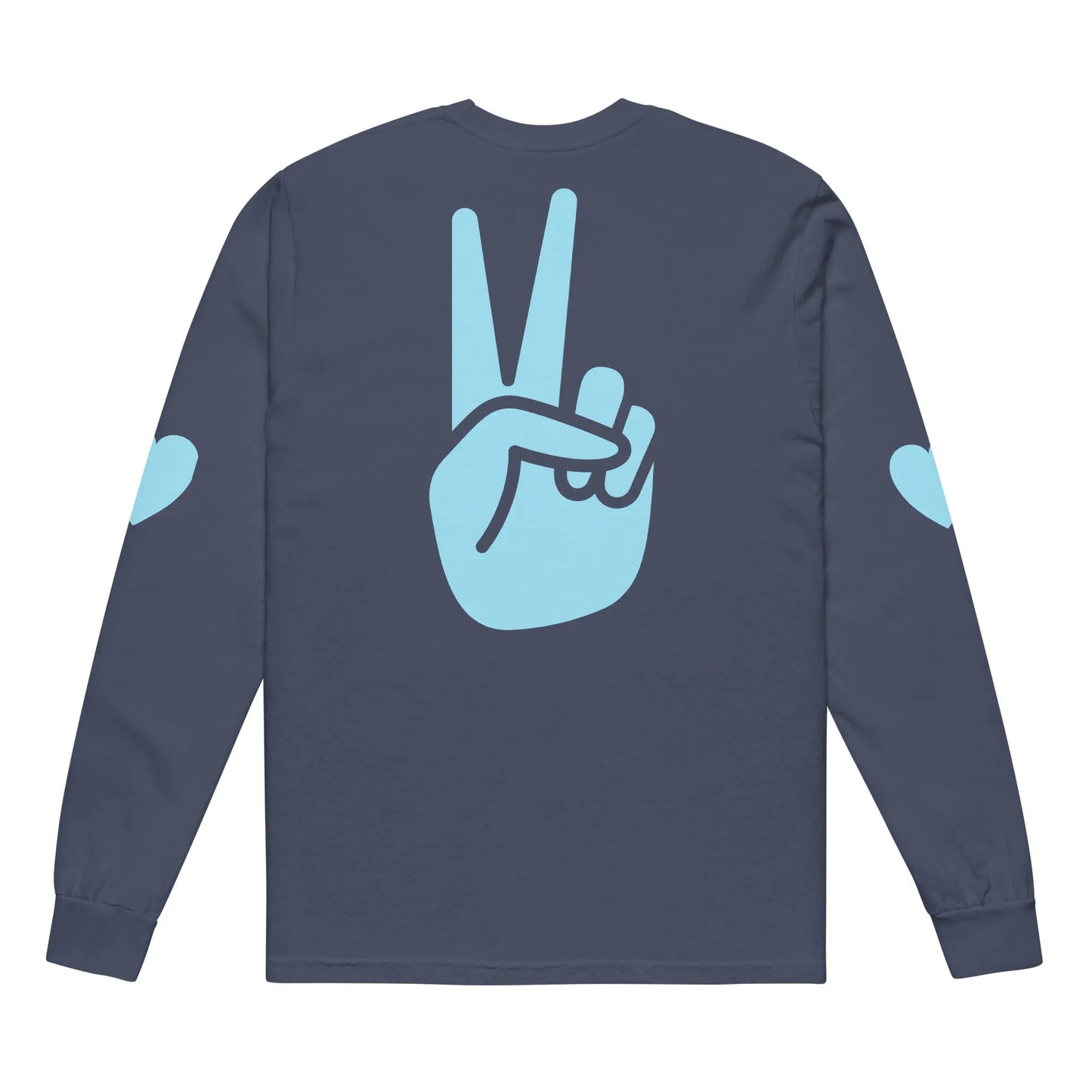 Garment-dyed heavyweight long-sleeve shirt-LifessentialsLLC.com