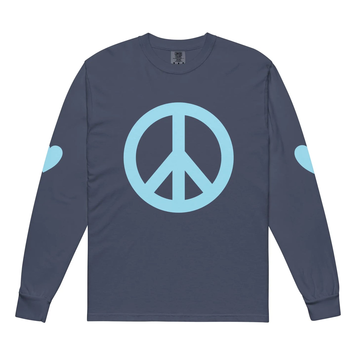 Garment-dyed heavyweight long-sleeve shirt-LifessentialsLLC.com
