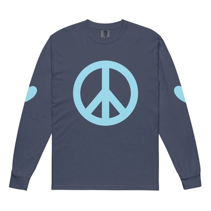 Garment-dyed heavyweight long-sleeve shirt-LifessentialsLLC.com