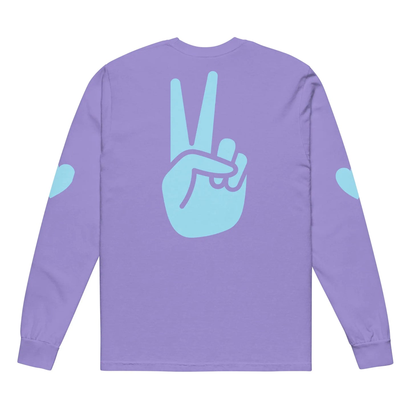 Garment-dyed heavyweight long-sleeve shirt-LifessentialsLLC.com