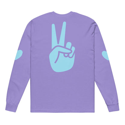 Garment-dyed heavyweight long-sleeve shirt-LifessentialsLLC.com