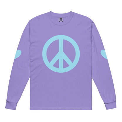 Garment-dyed heavyweight long-sleeve shirt-LifessentialsLLC.com