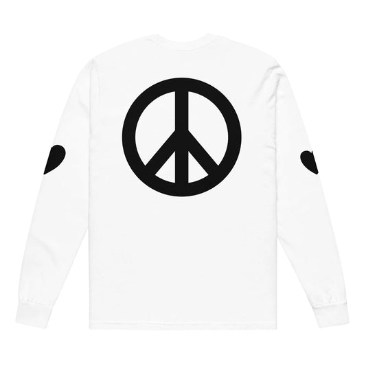 Garment-dyed heavyweight long-sleeve shirt-LifessentialsLLC.com
