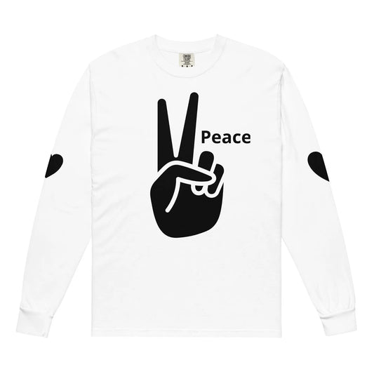 Garment-dyed heavyweight long-sleeve shirt-LifessentialsLLC.com