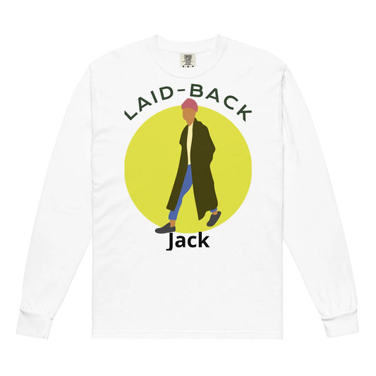 Garment-dyed heavyweight long-sleeve shirt-LifessentialsLLC.com