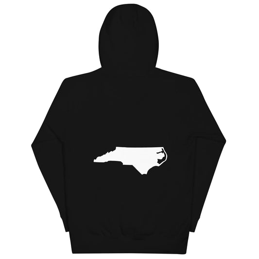 Premium Cotton Unisex Hoodie — Black & Sky Blue (Vol. 2)