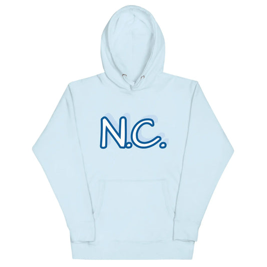 Premium Cotton Unisex Hoodie — Sky Blue (Graphic)-LifessentialsLLC.com