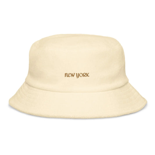 Unstructured terry cloth bucket hat-LifessentialsLLC.com